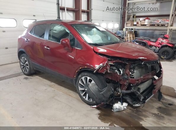 KL4CJASB8MB336238 2021 BUICK ENCORE Бордовый Передняя правая четверть