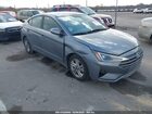 2019 Hyundai Elantra Sel Gray vin: KMHD84LF6KU878430