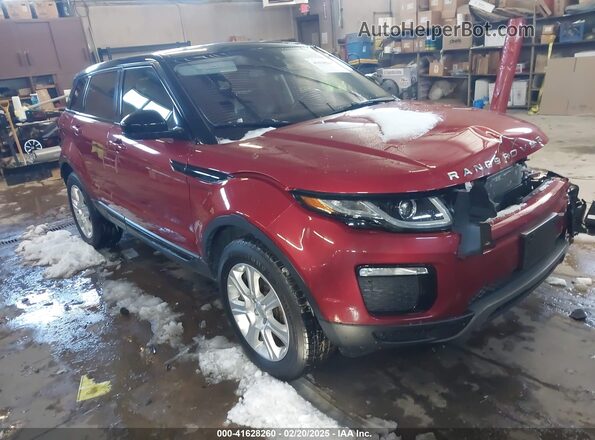 SALVP2RX7KH329773 2019 LAND ROVER RANGE ROVER EVOQUE Красный Передняя правая четверть