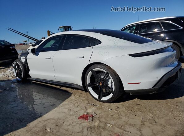 WP0AC2Y10LSA71067 2020 PORSCHE TAYCAN Белый Задняя левая четверть