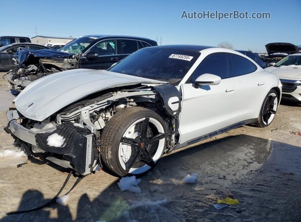 WP0AC2Y10LSA71067 2020 PORSCHE TAYCAN Белый Передняя левая четверть