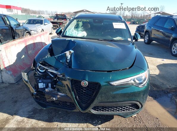 ZASPAKBN1M7D09674 2021 ALFA ROMEO STELVIO Green Вид панелі приладів