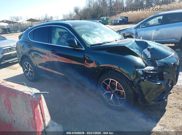 ZASPAKBN1M7D09674 2021 ALFA ROMEO STELVIO Green Вид щитка приладів