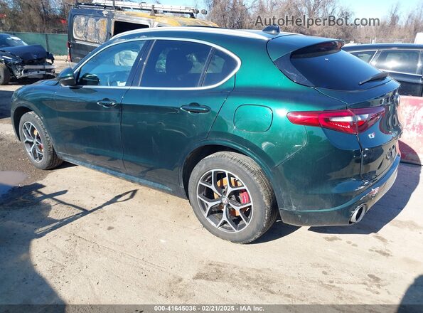 ZASPAKBN1M7D09674 2021 ALFA ROMEO STELVIO Green Задня ліва чверть