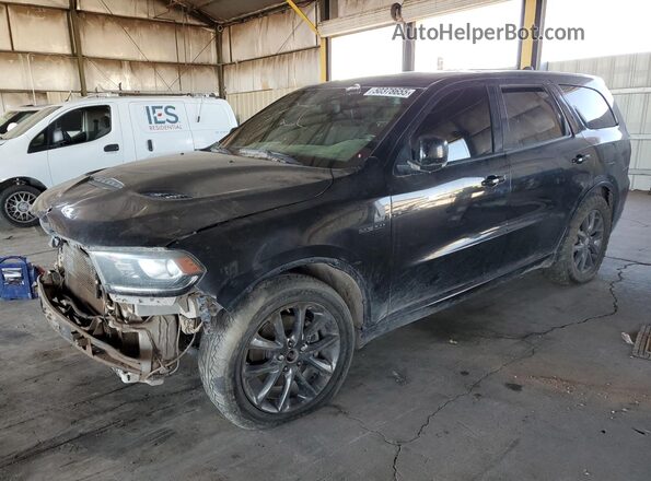 1C4SDJCT8NC222218 2022 DODGE DURANGO Черный Передняя левая четверть