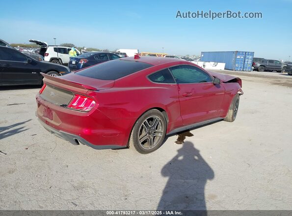 1FA6P8TH8M5101579 2021 FORD MUSTANG Red Հետևի աջ