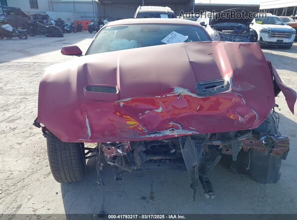 1FA6P8TH8M5101579 2021 FORD MUSTANG Red Առջևի վահանակի տեսք