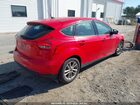 2017 Ford Focus Se Red vin: 1FADP3K26HL231868