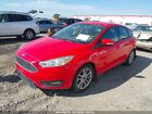 2017 Ford Focus Se Red vin: 1FADP3K26HL231868