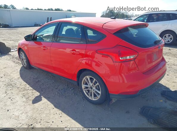 1FADP3K26HL231868 2017 FORD FOCUS Red Trasero izquierdo