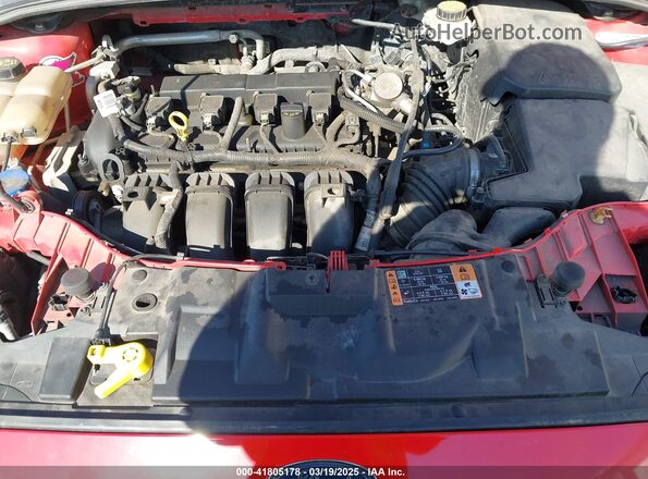 1FADP3K26HL231868 2017 FORD FOCUS Red Vista trasera