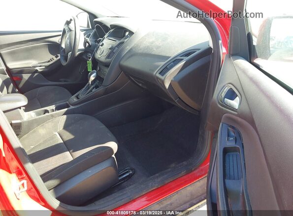 1FADP3K26HL231868 2017 FORD FOCUS Red Vista interior delantera
