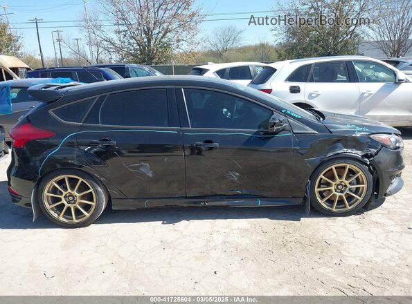1FADP3L92JL220352 2018 FORD FOCUS ST Черный Вид задней части салона