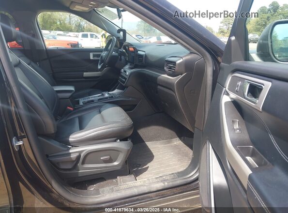 1FMSK7DH6MGA52222 2021 FORD FORD EXPLORER Black Front interior view