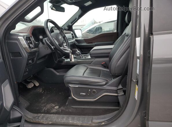 1FTEW1EP1MFC53220 2021 FORD F150 Серый Вид салона спереди