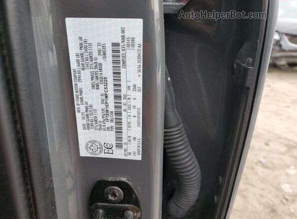1FTEW1EP1MFC53220 2021 FORD F150 Серый Вид подкапотного пространства