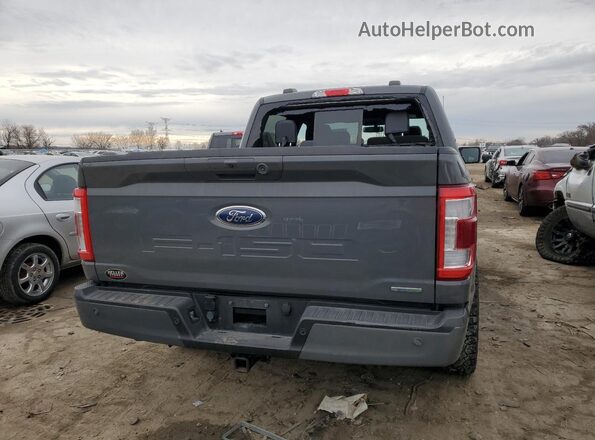 1FTEW1EP1MFC53220 2021 FORD F150 Серый Вид сзади