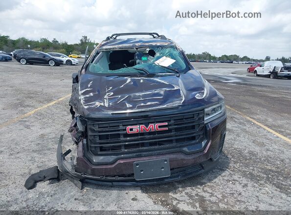 1GKKNRL49MZ176208 2021 GMC ACADIA Коричневый Вид щитка приборов