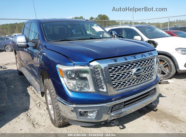 1N6BA1F29GN517876 2016 NISSAN TITAN XD Синий Передняя правая четверть