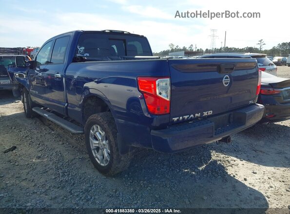 1N6BA1F29GN517876 2016 NISSAN TITAN XD Синий Задняя левая четверть