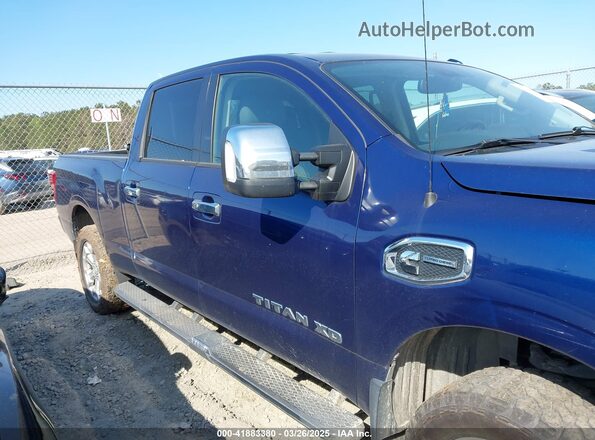 1N6BA1F29GN517876 2016 NISSAN TITAN XD Синий Вид задней части салона