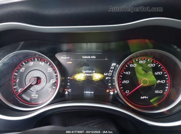 2C3CDXHG8HH607237 2017 DODGE CHARGER Серый Вид задних сидений