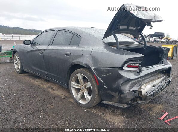 2C3CDXHG8HH607237 2017 DODGE CHARGER Серый Задняя левая четверть