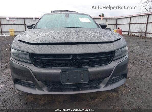 2C3CDXHG8HH607237 2017 DODGE CHARGER Серый Вид задней части салона