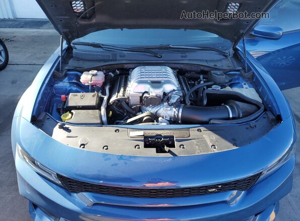 2C3CDXL95MH539451 2021 DODGE CHARGER Blue Widok wnętrza z tyłu