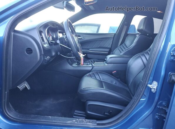 2C3CDXL95MH539451 2021 DODGE CHARGER Blue Widok wnętrza z przodu