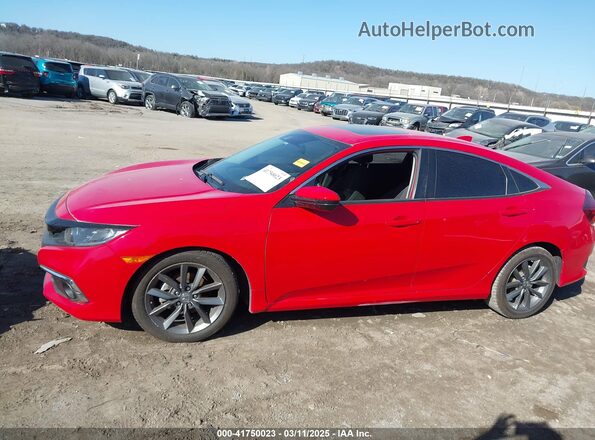 2HGFC1F32LH683068 2020 HONDA CIVIC Red Widok wnętrza 360 stopni