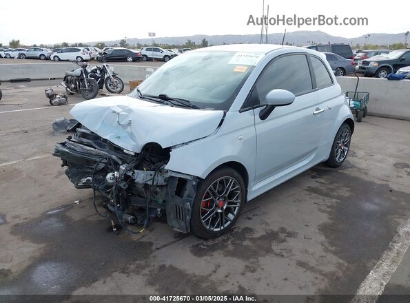 3C3CFFFH6HT556442 2017 FIAT 500 Gray წინა მარცხენა ხედი სამი მეოთხედიდან