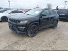2021 Jeep Compass Altitude 4x4 Black vin: 3C4NJDBB4MT578491