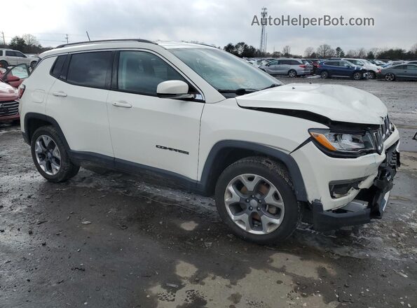 3C4NJDCB1KT619882 2019 JEEP COMPASS Белый Передняя правая четверть