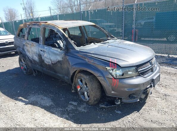 3C4PDDGG7HT540604 2017 DODGE JOURNEY Gray Przód prawy