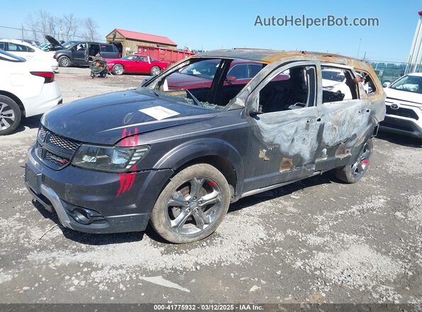 3C4PDDGG7HT540604 2017 DODGE JOURNEY Gray Przód lewy
