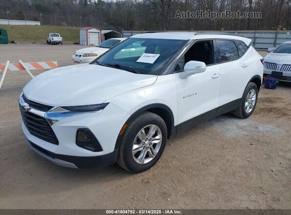 3GNKBCR49LS654753 2020 CHEVROLET BLAZER White წინა მარცხენა ხედი სამი მეოთხედიდან