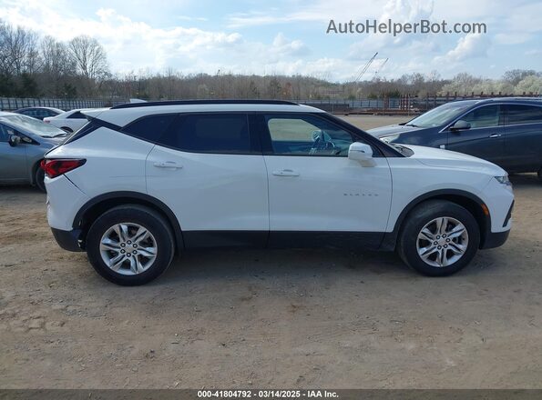 3GNKBCR49LS654753 2020 CHEVROLET BLAZER White უკანა სალონის ხედი