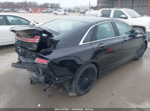 3LN6L5MU4JR621296 2018 LINCOLN MKZ HYBRID Black Rear right