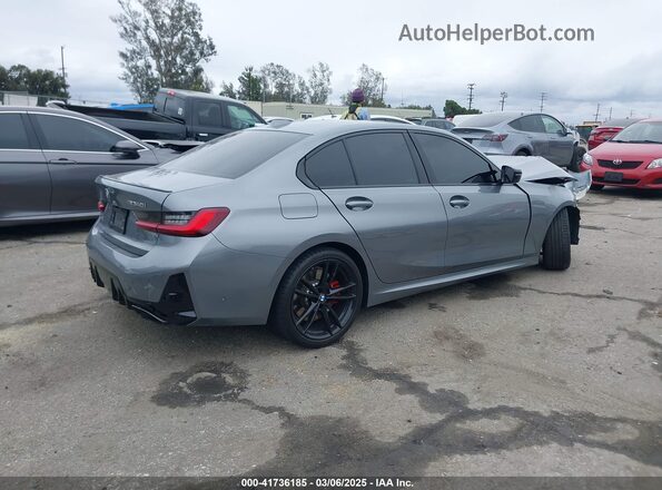 3MW49FS01R8E63336 2024 BMW M3 Серый Задняя правая четверть