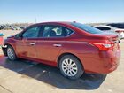 2017 Nissan Sentra S Бордовый vin: 3N1AB7AP6HL645644