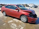 2017 Nissan Sentra S Бордовый vin: 3N1AB7AP6HL645644