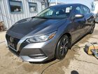 2021 Nissan Sentra Sv Gray vin: 3N1AB8CV4MY306105