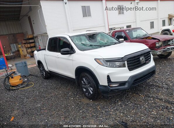 5FPYK3F17MB013034 2021 HONDA RIDGELINE Белый Передняя правая четверть