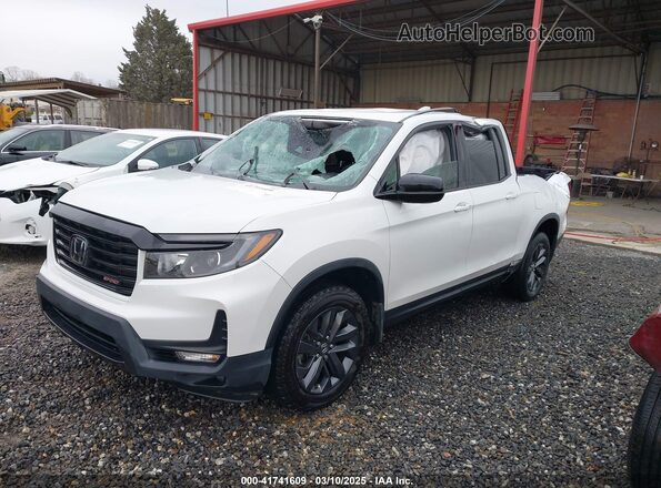 5FPYK3F17MB013034 2021 HONDA RIDGELINE Белый Передняя левая четверть