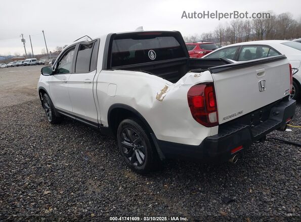 5FPYK3F17MB013034 2021 HONDA RIDGELINE Белый Задняя левая четверть
