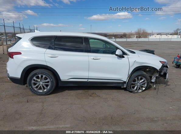 5NMS33AD2LH225060 2020 HYUNDAI SANTA FE White Widok wnętrza z tyłu