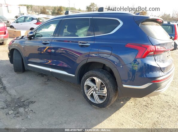 5NMS64AJ9MH362954 2021 HYUNDAI SANTA FE Синий Задняя левая четверть