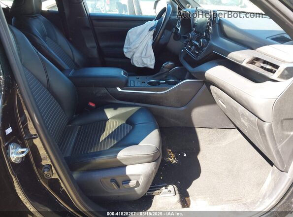 5TDJZRAH7MS031865 2021 TOYOTA HIGHLANDER Black Вид салону спереду
