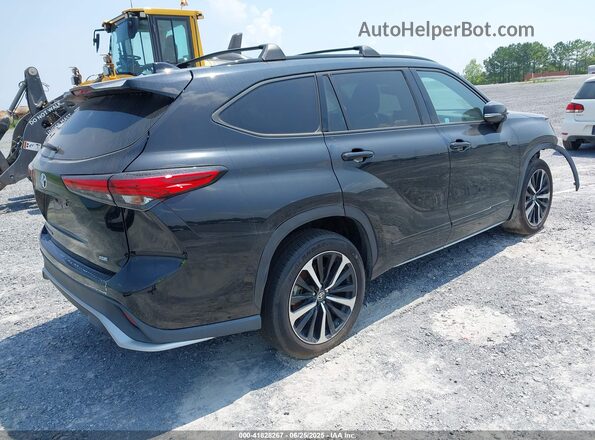 5TDJZRAH7MS031865 2021 TOYOTA HIGHLANDER Black Задня права чверть